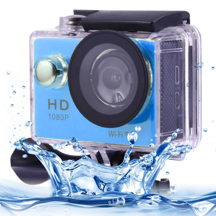 N9 1080P HDMI Waterproof Sport Action Camera Professional Portable 2.0 inch Screen 140 Degrees Wide Angle Lens Support WiFi Function, Water Resistant Depth: 30M