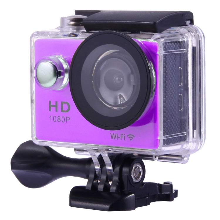 N9 1080P HDMI Waterproof Sport Action Camera Professional Portable 2.0 inch Screen 140 Degrees Wide Angle Lens Support WiFi Function, Water Resistant Depth: 30M