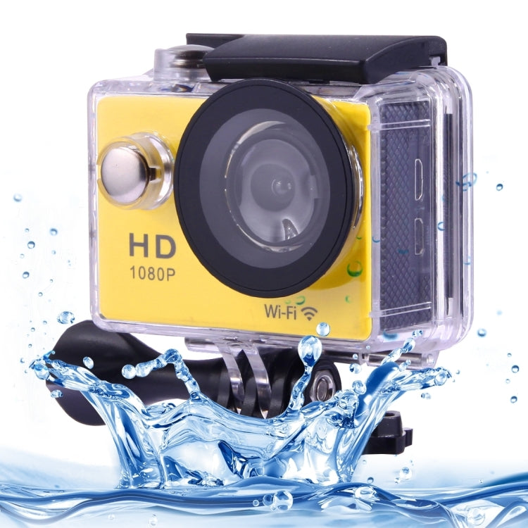 N9 1080P HDMI Waterproof Sport Action Camera Professional Portable 2.0 inch Screen 140 Degrees Wide Angle Lens Support WiFi Function, Water Resistant Depth: 30M