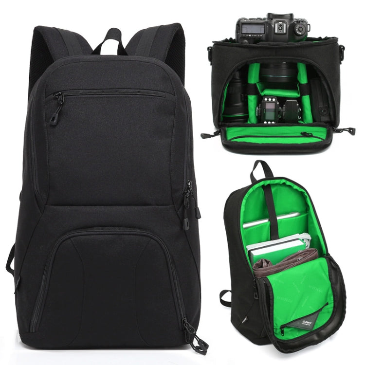 HUWANG 2 in 1 Waterproof Anti-theft Outdoor Dual Shoulders Backpack + Shockproof Camera Case Bag