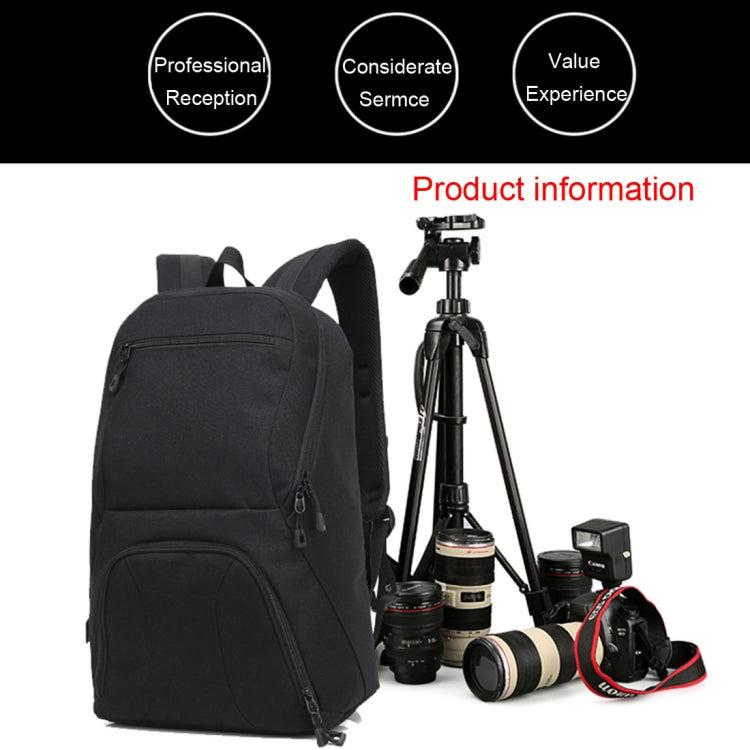 HUWANG 2 in 1 Waterproof Anti-theft Outdoor Dual Shoulders Backpack + Shockproof Camera Case Bag