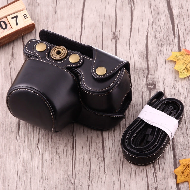 Full Body Camera PU Leather Case Bag with Strap for Sony A6000 / A6300 / Nex 6