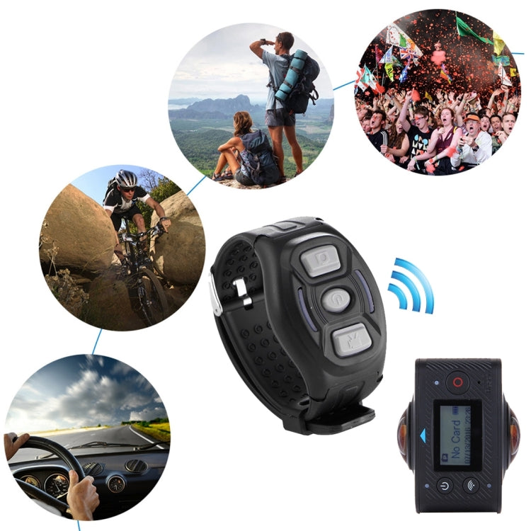 PDV3600 VR Camera Dual Lens (SV0066) Remote Control Bracelet Watch, Power Button, Shooting Button, Recording Button