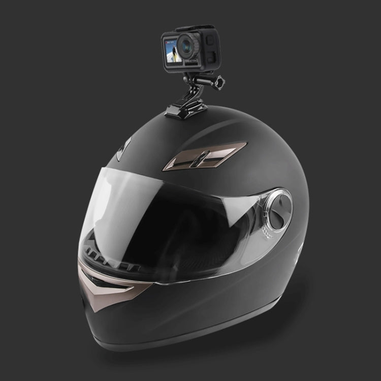 Cycling Helmet Adhesive Multi-Joint Arm Fixed Mount Set with J-Hook Buckle Mount & Screw for DJI Osmo Action, GoPro HERO10 Black /9 Black / HERO8 Black /7 /6 /5 /5 Session /4 Session /4 /3+ /3 /2 /1, Xiaoyi and Other Action Cameras