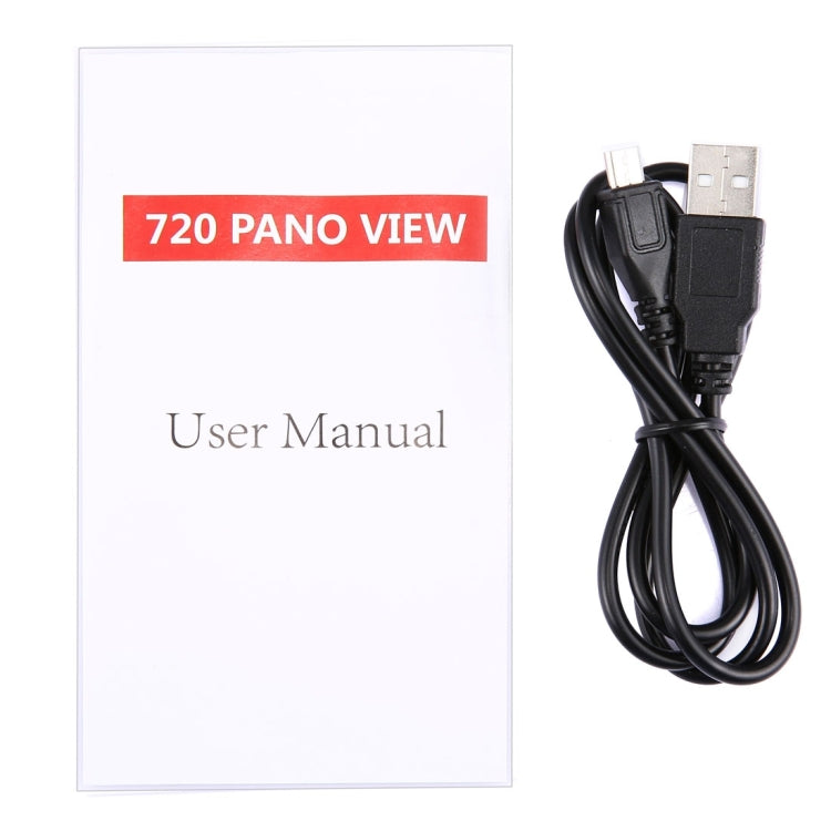 G601 12MP Dual Lens 720 Degree Panorama Sport Action Camera, Support WiFi & 128GB Micro SD Card