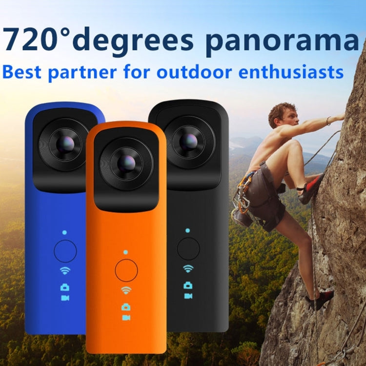 G601 12MP Dual Lens 720 Degree Panorama Sport Action Camera, Support WiFi & 128GB Micro SD Card