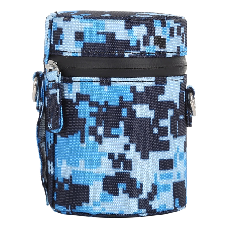 Camouflage Color Small Lens Case Zippered Cloth Pouch Box for DSLR Camera Lens, Size: 11x8x8cm