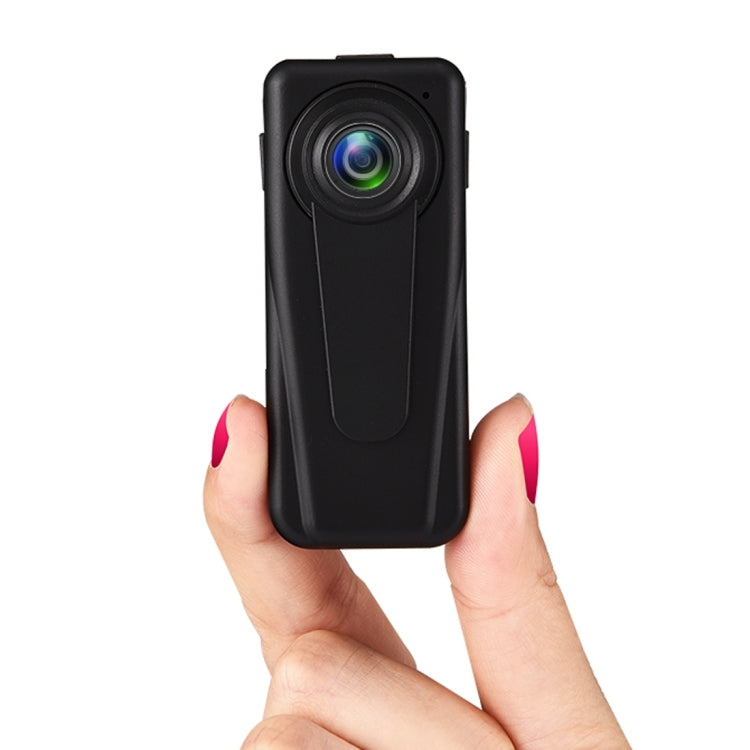 F1 FHD 140 Degree Wide Angle Viewing Mini DV Recorder Camera with Clip, Support Motion Detection & 128GB Micro SD Card(Black)