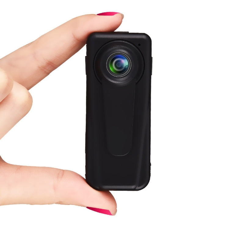 F1 FHD 140 Degree Wide Angle Viewing Mini DV Recorder Camera with Clip, Support Motion Detection & 128GB Micro SD Card(Black)