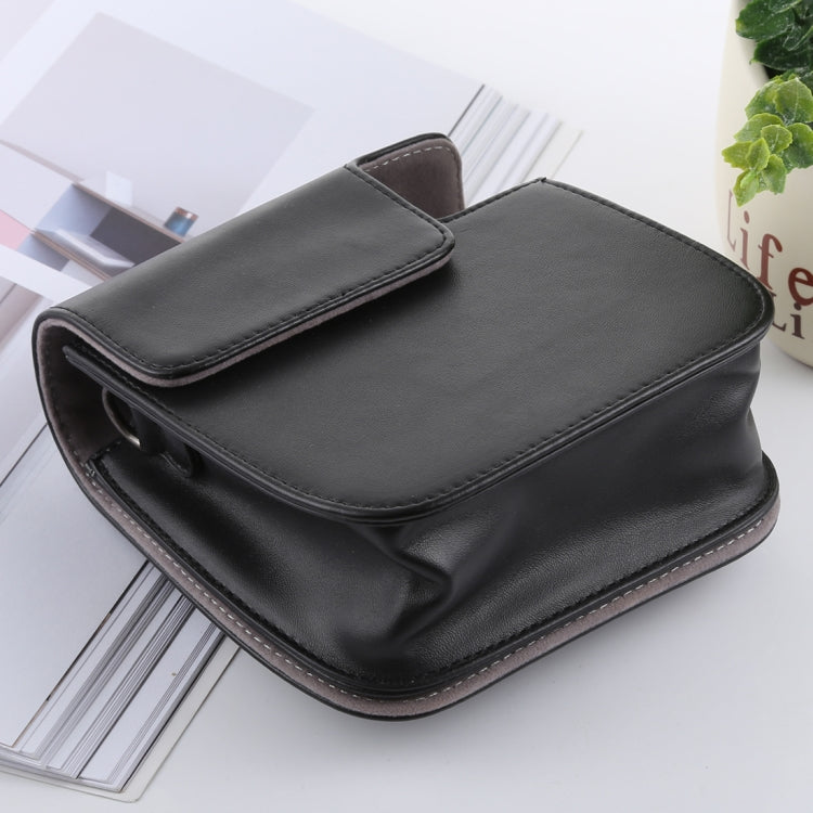 Retro Style Full Body Camera PU Leather Case Bag with Strap for FUJIFILM instax mini 9 / mini 8+ / mini 8