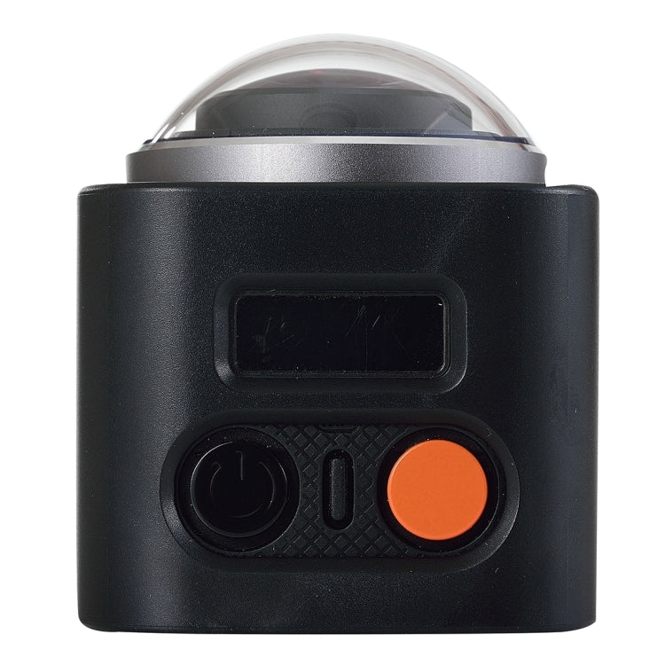 CUBE360H 0.83 inch HD Screen 220 Degrees & 360 Degrees Panorama Sport Action Camera Camcorder with Wearable Wrist 2.4G Wireless Remote Controller, Support 32GB Micro SD Card, Water Resistant Depth: 10M