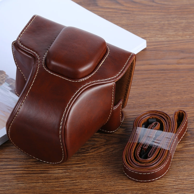 XT100 PU Leather Camera Protective bag for FUJIFILM X-T100 Camera, with Strap