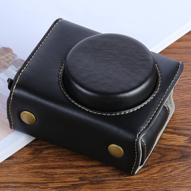 G7XII PU Leather Camera Protective bag for Canon Powershot G7X Mark 2 G7XII Digital camera, with Strap