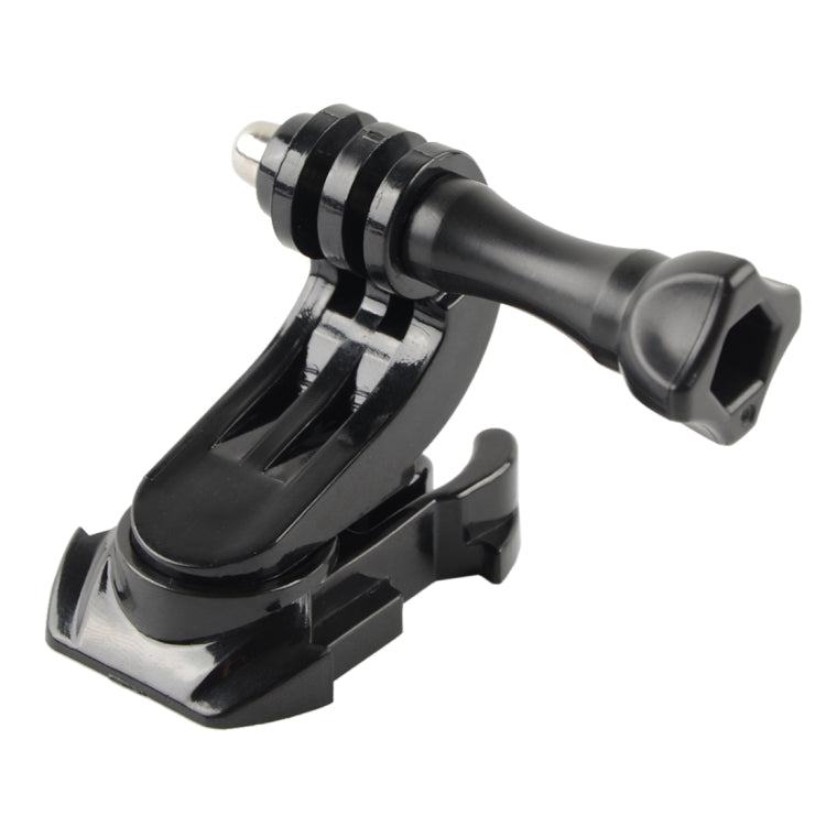 GP451 360-degree Rotating J-type Base for GoPro Hero11 Black / HERO10 Black /9 Black /8 Black /7 /6 /5 /5 Session /4 Session /4 /3+ /3 /2 /1, DJI Osmo Action and Other Action Cameras