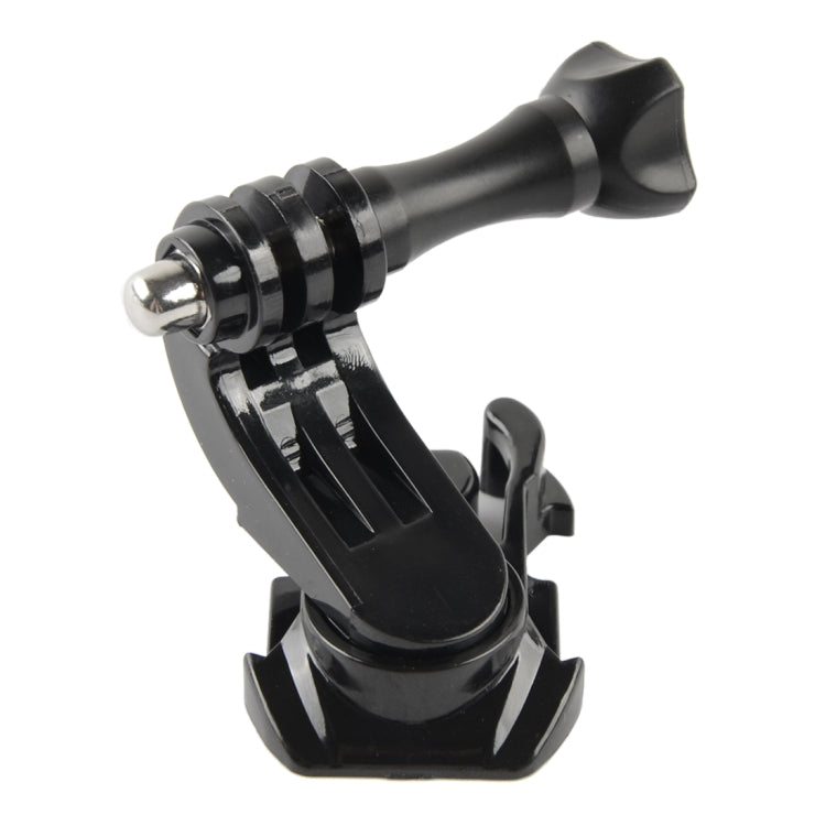 GP451 360-degree Rotating J-type Base for GoPro Hero11 Black / HERO10 Black /9 Black /8 Black /7 /6 /5 /5 Session /4 Session /4 /3+ /3 /2 /1, DJI Osmo Action and Other Action Cameras