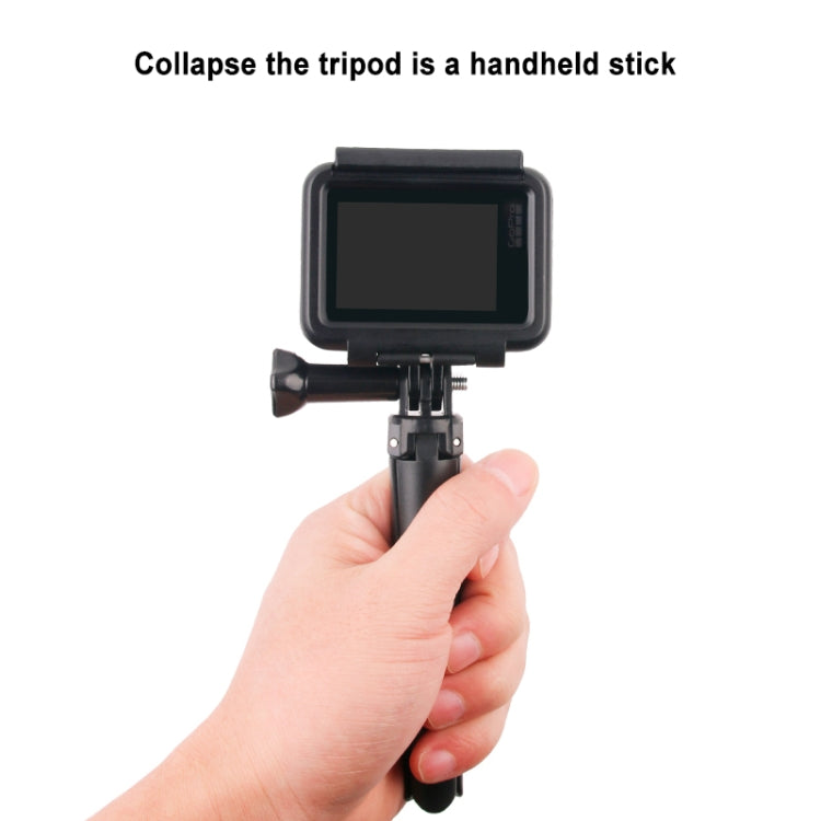 GP456 Tripod Bracket for GoPro Hero11 Black / HERO10 Black /9 Black /8 Black /7 /6 /5 /5 Session /4 Session /4 /3+ /3 /2 /1, DJI Osmo Action and Other Action Cameras and 4-6.8 inch Phones