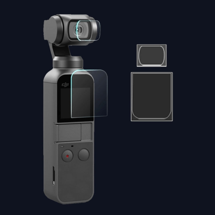 Sunnylife 4 PCS Lens Film Screen Fiberglass Film for DJI OSMO Pocket Gimbal
