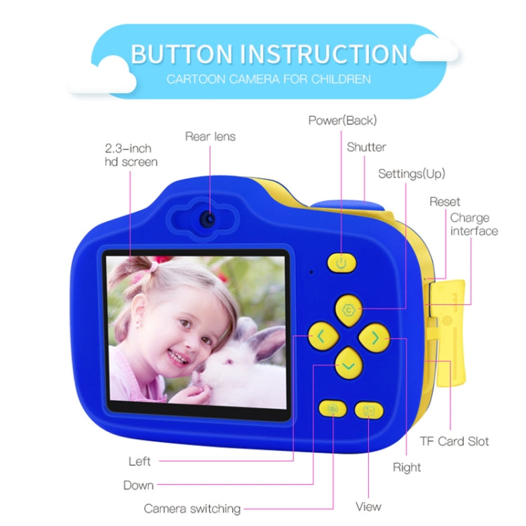 12.0 Mega Pixel 2.3 inch IPS HD Screen Children Digital SLR Camera