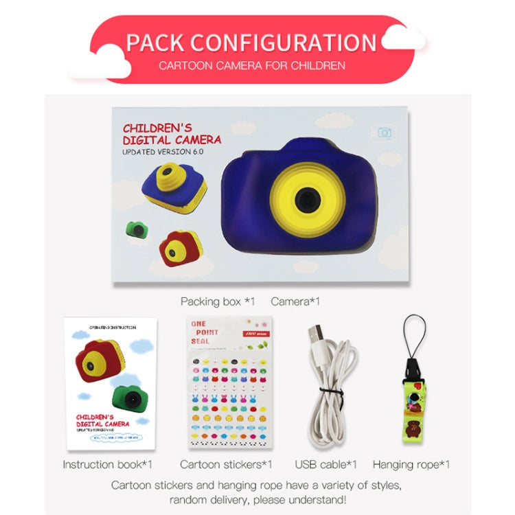 12.0 Mega Pixel 2.3 inch IPS HD Screen Children Digital SLR Camera