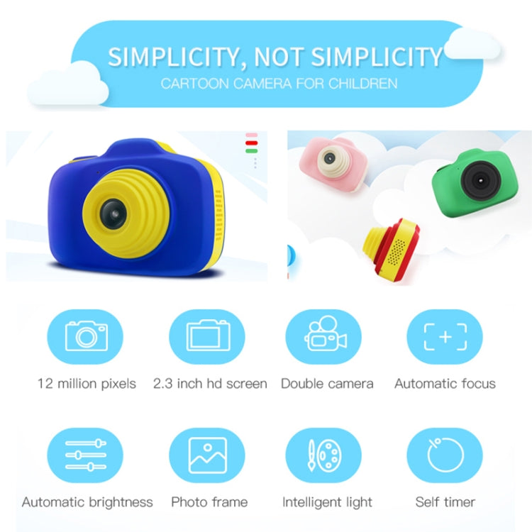 12.0 Mega Pixel 2.3 inch IPS HD Screen Children Digital SLR Camera