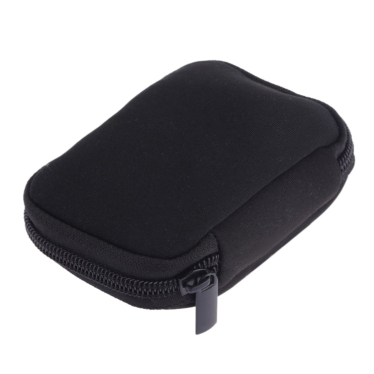 Neoprene U Disk Storage Bag Cover, Bag Size: 12x8cm(Black)