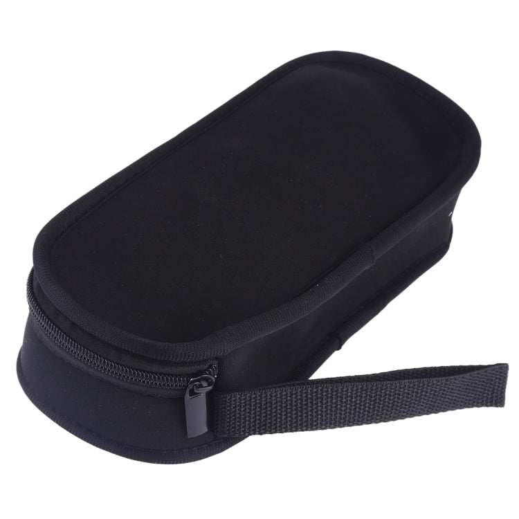 Portable Neoprene Digital Accessories Data Cable Storage Bag(Black)