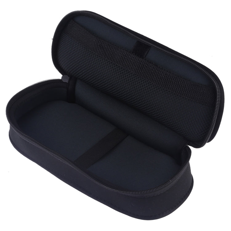 Portable Neoprene Digital Accessories Data Cable Storage Bag(Black)