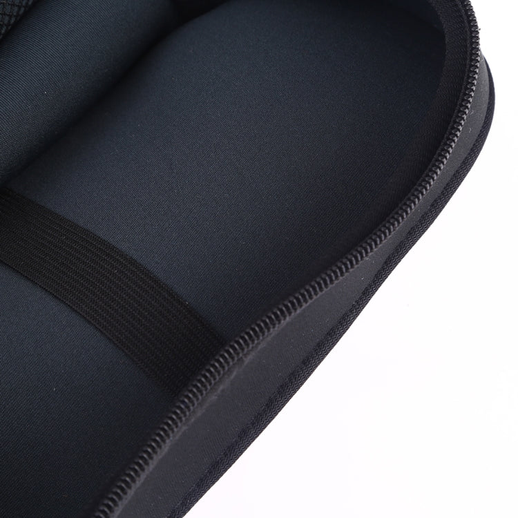 Portable Neoprene Digital Accessories Data Cable Storage Bag(Black)