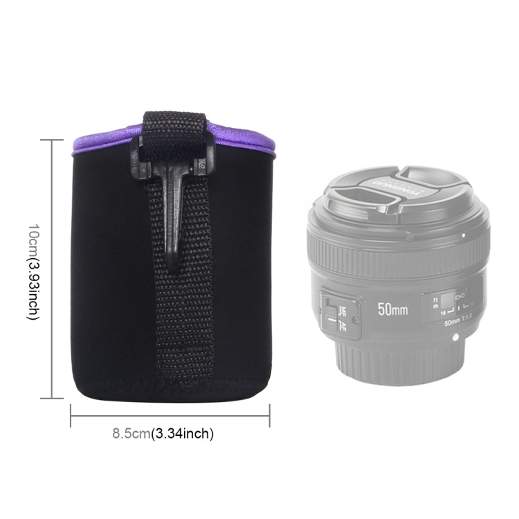 SLR Camera Lens Bag Micro Single Lens Bag Lens Inner Bile Bag Waterproof Protective Case Plus Velvet Thickening, Diameter: 8.5cm,