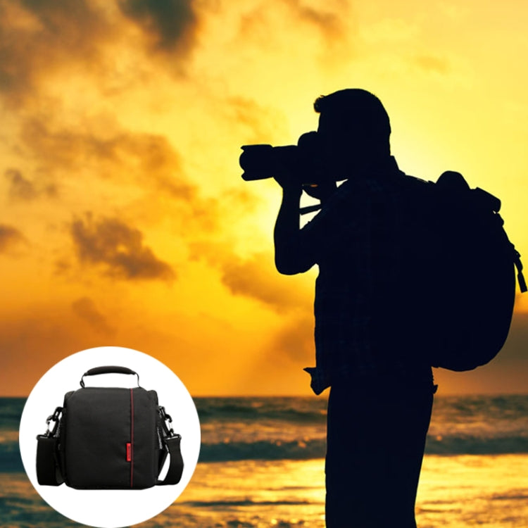 HUWANG Portable Scratch-proof Outdoor Sports Sling Shoulder Bag Handbag Micro Single Camera Bag Phone Bag for GoPro, SJCAM, Nikon, Canon, Xiaomi Xiaoyi YI, Apple, Samsung, Huawei