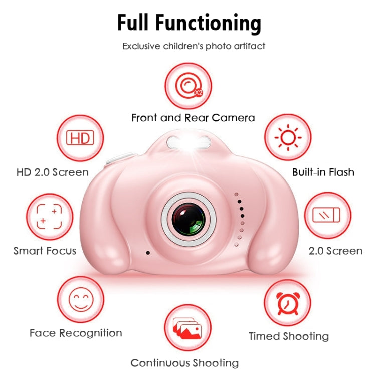 16.0 Mega Pixel Dual-Camera 2.0 inch Screen Cartoon HD Digital SLR Camera for Children