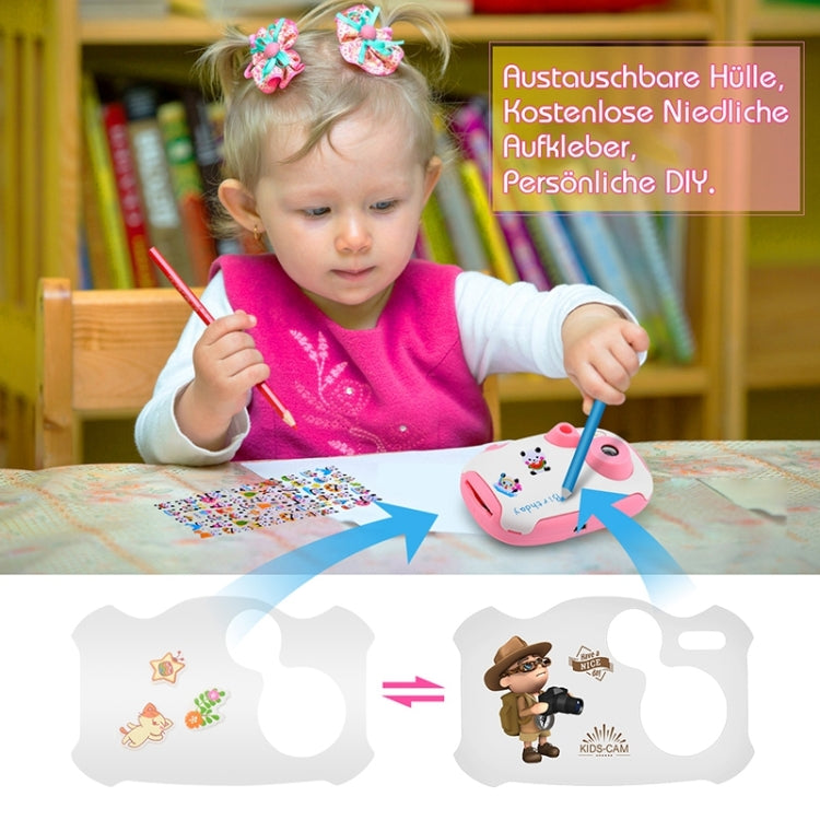 2.0 Mega Pixel 1.44 inch HD Screen Creative DIY Mini Digital Camera for Children