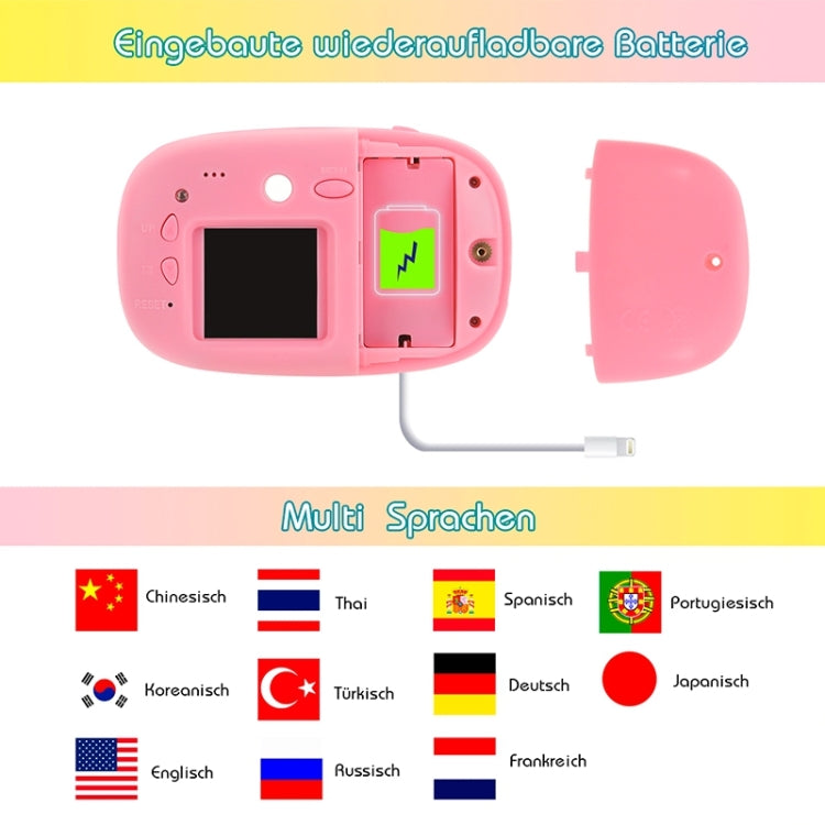 2.0 Mega Pixel 1.44 inch HD Screen Creative DIY Mini Digital Camera for Children