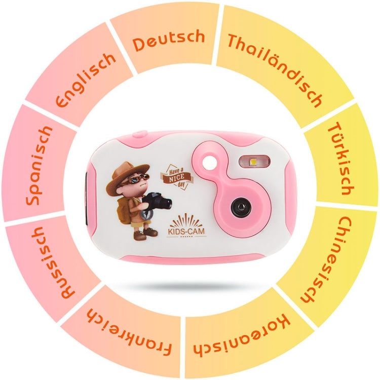 2.0 Mega Pixel 1.44 inch HD Screen Creative DIY Mini Digital Camera for Children