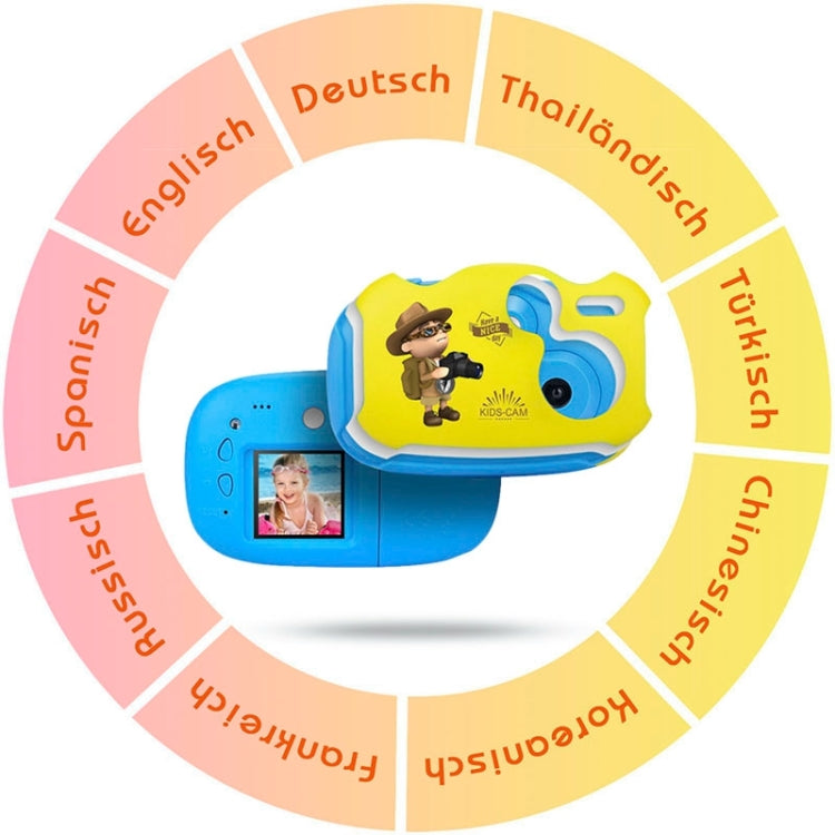 2.0 Mega Pixel 1.44 inch HD Screen Creative DIY Mini Digital Camera for Children
