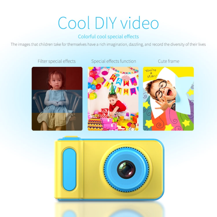 2.0 Mega Pixel 2.0 inch TFT Screen Silicone Shockproof Digital SLR Camera for Children