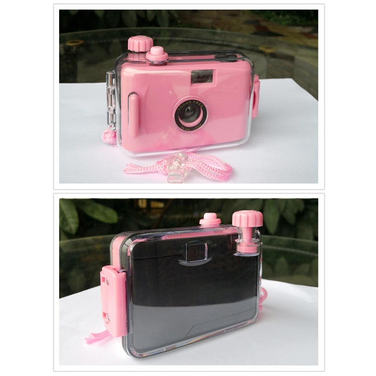 SUC4 Leopard Print Retro Film Camera Mini Point-and-shoot Camera for Children 5m Waterproof