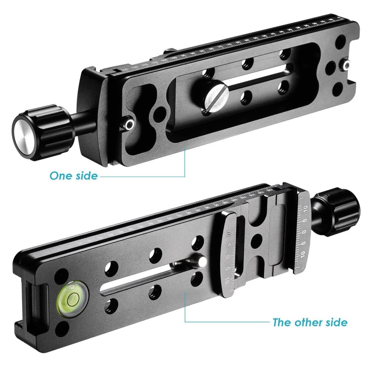 FVR-150 Multi-Purpose 150mm Vertical Nodal Slide Clamp Rail for Fisheyes Lens & Wide-angle Lens, Compatible with Arca Swiss RRS Clamp