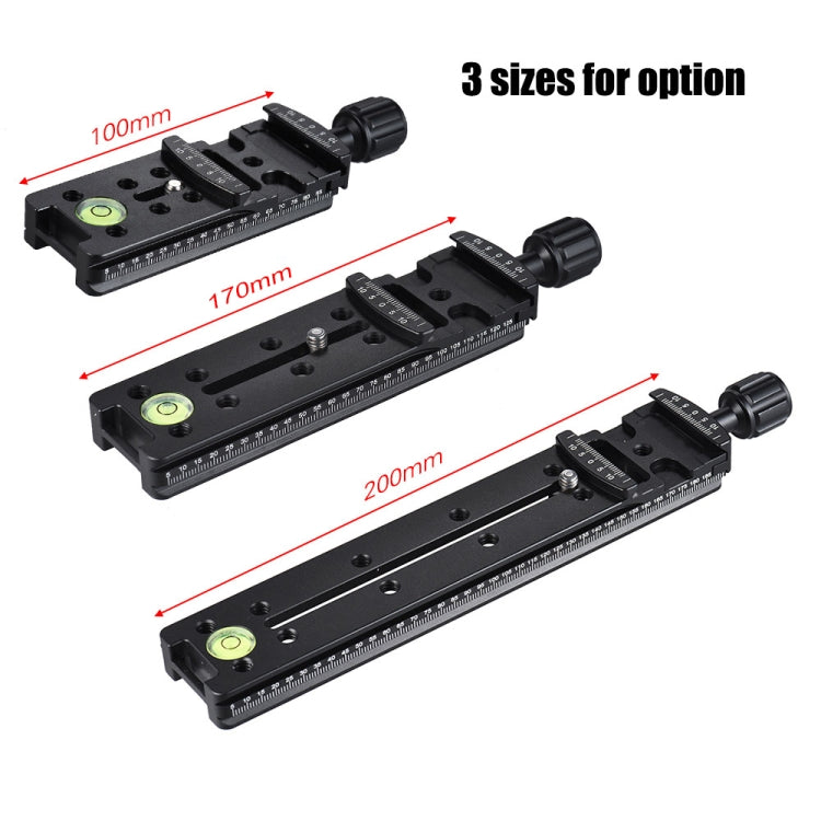 FNR-170 Multi-Purpose 170mm Nodal Rail Slide Plate QR Clamp Macro Panoramic Bracket