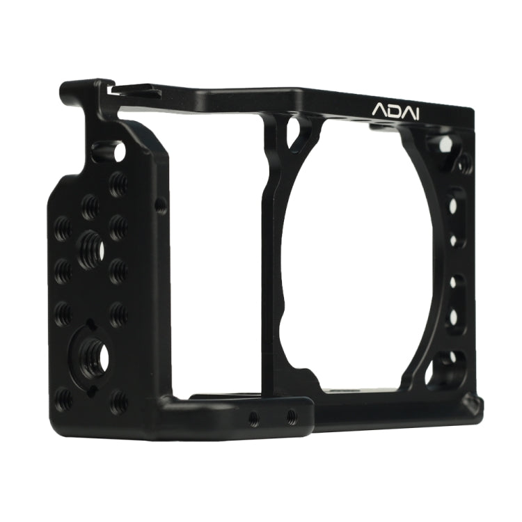 ADAI Camera Video Aluminum Alloy Cage Stabilizer for Sony A6300 / A6500 / A6400 / A6000 / A5000(Black)