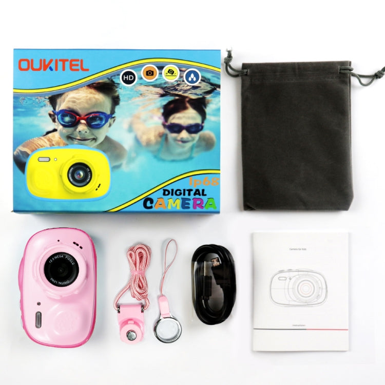 OUKITEL Q1 5.0 MP 2.0 inch HD Screen Digital DV Camera for Children, Support 32GB TF Card IP68 Waterproof