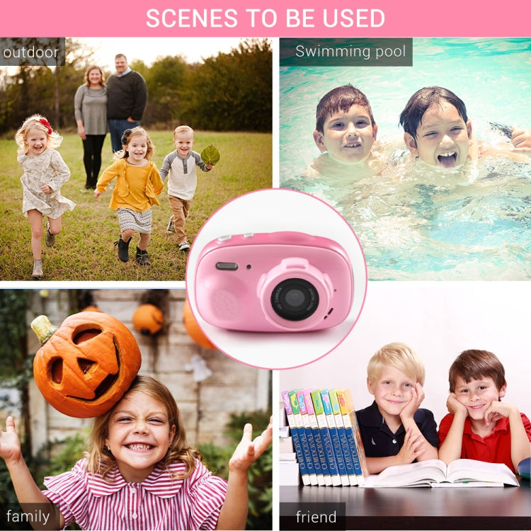 OUKITEL Q1 5.0 MP 2.0 inch HD Screen Digital DV Camera for Children, Support 32GB TF Card IP68 Waterproof
