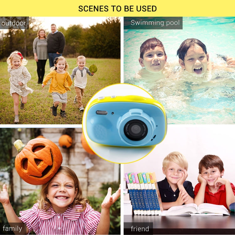 OUKITEL Q1 5.0 MP 2.0 inch HD Screen Digital DV Camera for Children, Support 32GB TF Card IP68 Waterproof