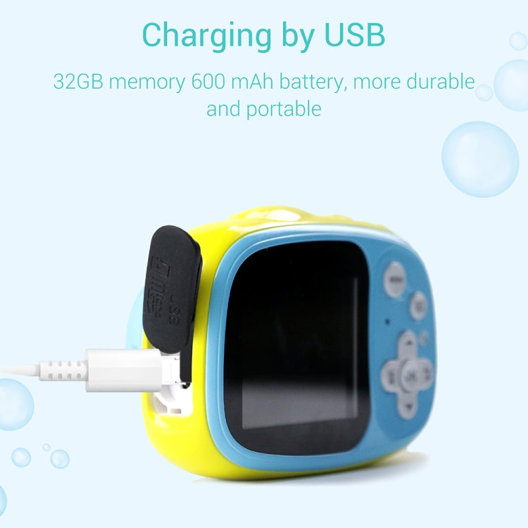 OUKITEL Q1 5.0 MP 2.0 inch HD Screen Digital DV Camera for Children, Support 32GB TF Card IP68 Waterproof
