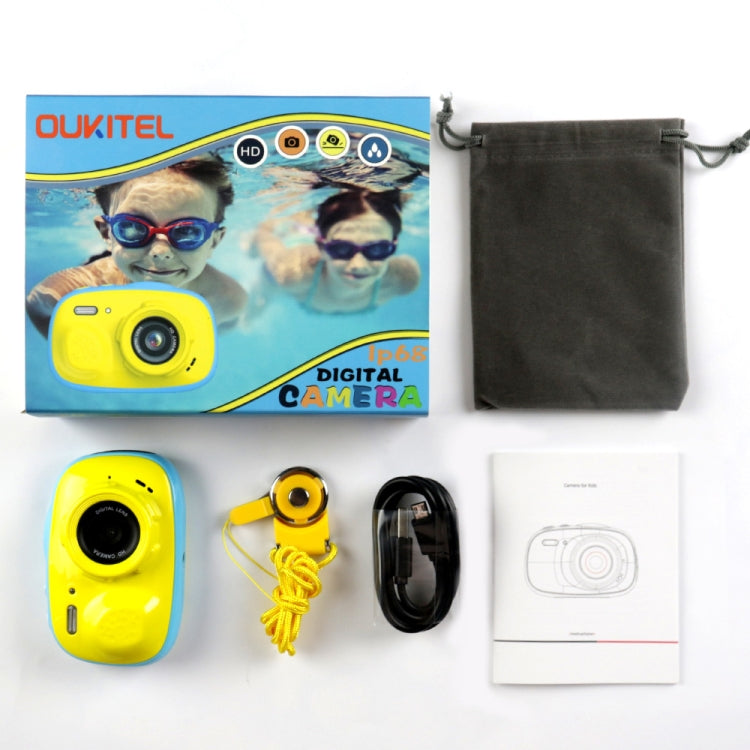 OUKITEL Q1 5.0 MP 2.0 inch HD Screen Digital DV Camera for Children, Support 32GB TF Card IP68 Waterproof