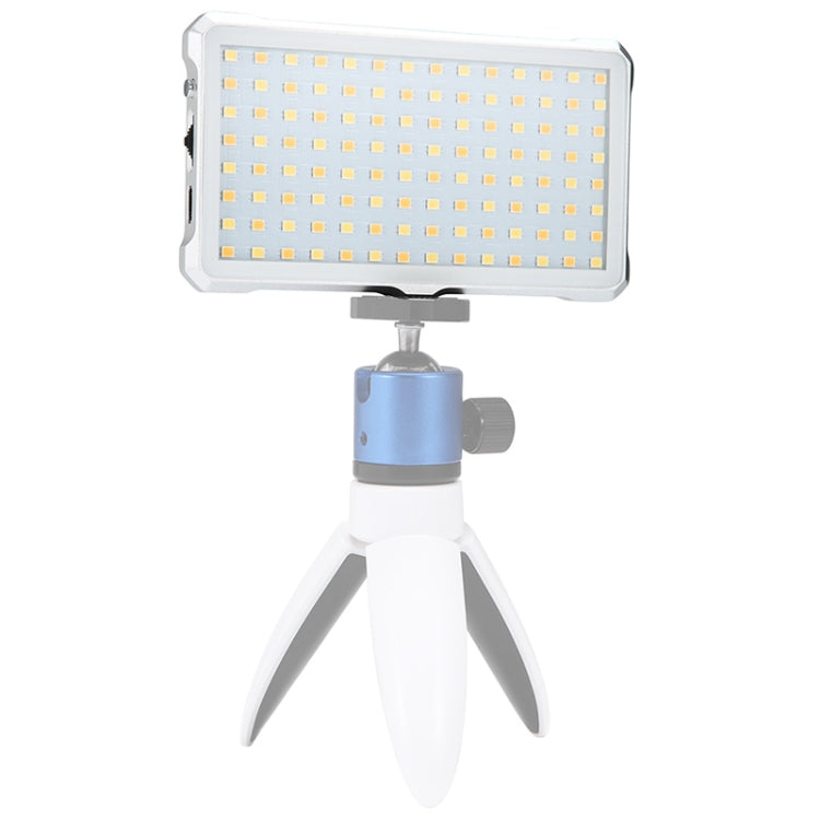 F12 Pocket 112 LEDs 1080LUX Professional Vlogging Photography Video & Photo Studio Light with OLED Display for Canon / Nikon DSLR Cameras(White)