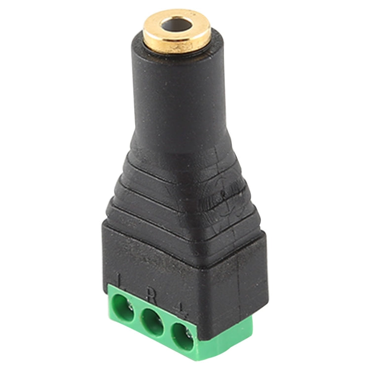 3.5mm Female Plug 3 Pin Terminal Block Stereo Audio Connector