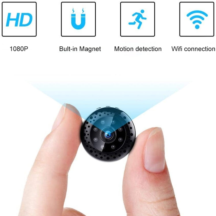L22 Full HD 1080P WiFi Mini DV Recorder Camera, Support Monitor Detection & Night Vision & TF Card
