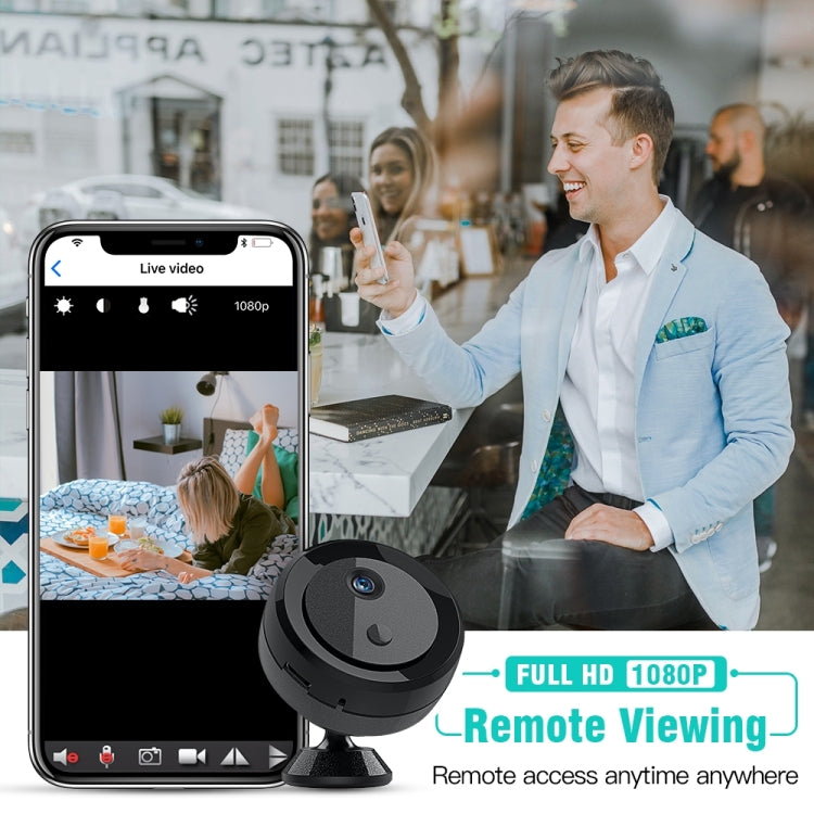 L26 Full HD 1080P WiFi Mini DV Recorder Camera, Support Night Vision & Loop Recording & TF Card