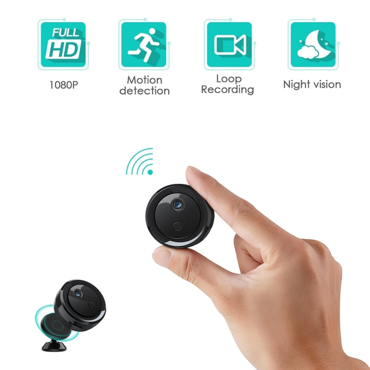 L26 Full HD 1080P WiFi Mini DV Recorder Camera, Support Night Vision & Loop Recording & TF Card